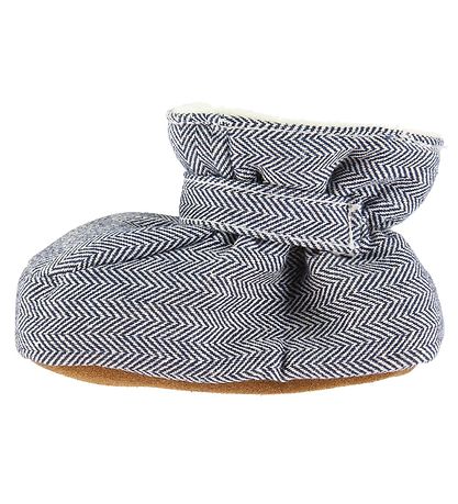 En Fant Booties - Navy/White
