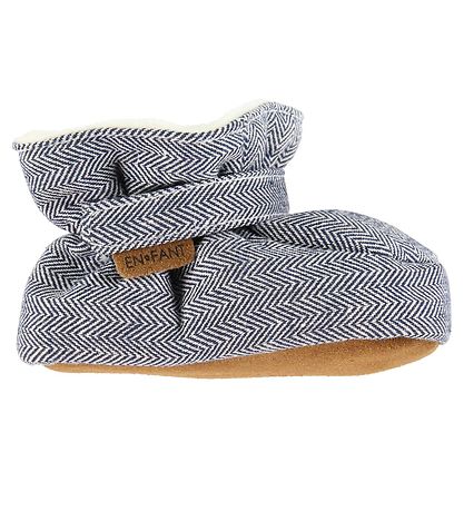 En Fant Booties - Navy/White