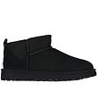 UGG Teddy Boots - Classic Ultra Mini - Black
