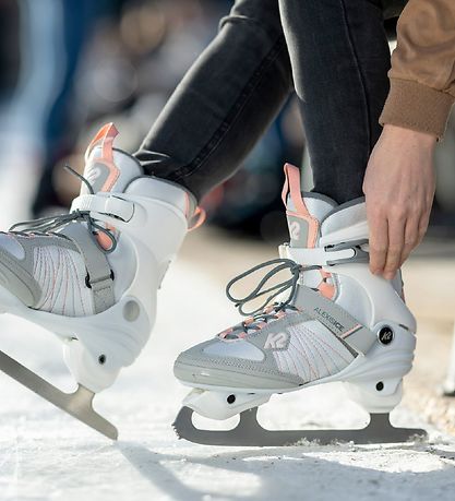 K2 Schaatsen - Alexis Ice - Figuur Bladen - Wit/Oranje