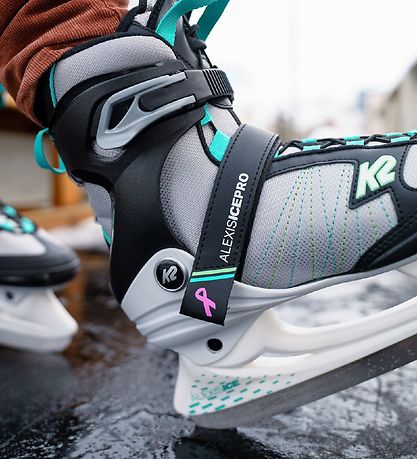 K2 Skates - Alexis Ice Pro - Grey/Turquoise