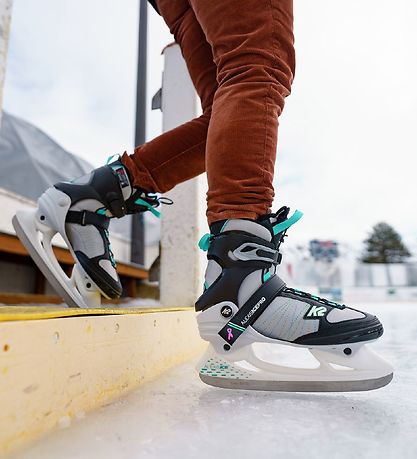 K2 Skates - Alexis Ice Pro - Grey/Turquoise