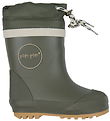 Pom Pom Thermo Boots - Hunter Green