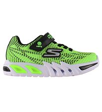 Skechers Shoe w. Light - Flex-Glow Elite - Lime Black