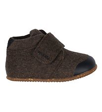 Woden Slippers - Kim - Felt - Brown Melange
