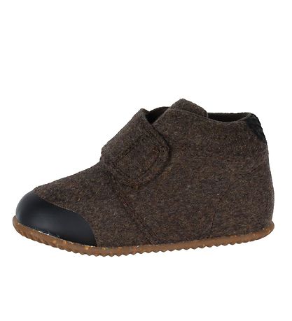 Woden Inniskór - Kim - Felt - Brown Blandað
