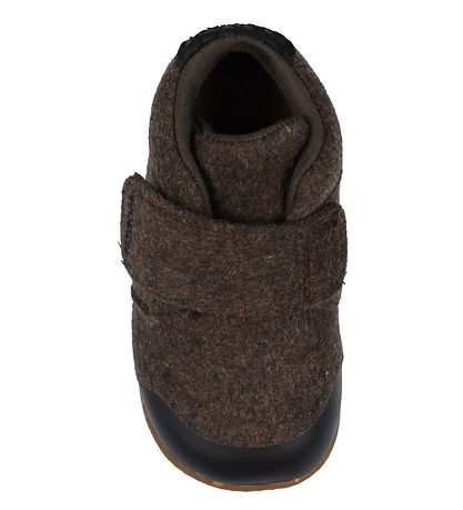 Woden Inniskór - Kim - Felt - Brown Blandað