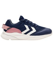 Hummel Shoe - Reach 250 - Recycled Tex Lace Jr - Black Iris/Pink