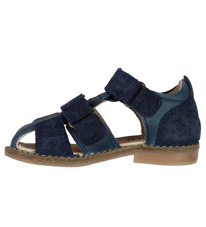Wheat Sandals - Macey - Navy w. Pattern