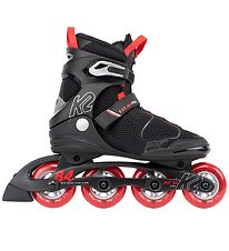 K2 Rolschaatsen - F.I.T 84 Pro - Zwart/Rood - Skeelers