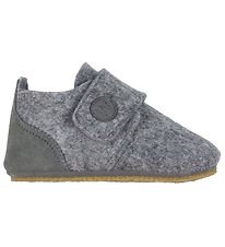 Wheat Tøfler - Ull - Marlin Felt - Grå