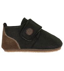 Wheat Tøfler - Ull - Marlin Filt - Olive