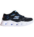 Skechers Shoe w. Light - Vortex 2.0 - Black/Blue