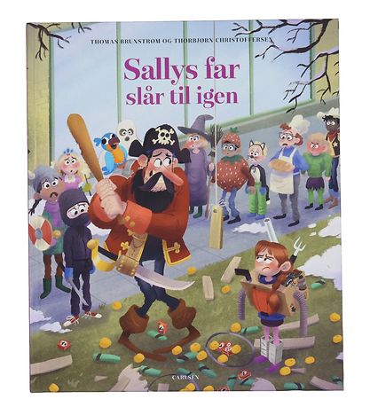 Forlaget Carlsen Book - Sally's Dad Strikes Again - Danish