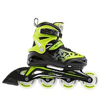 Bladerunner Rollerskates w. Light - Phoenix Flash - Black/Green