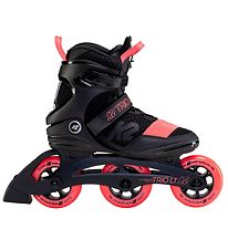 K2 Rolschaatsen - Trio LT 100 W - Zwart/Koraal - Skeelers