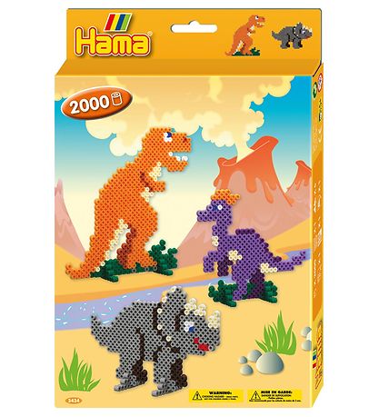 Hama Midi Pack - 2000 pcs - Dino World