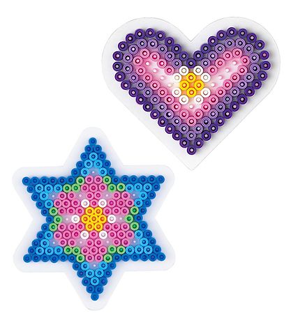 Hama Midi Pegboard - 2-Pack - Heart & Star
