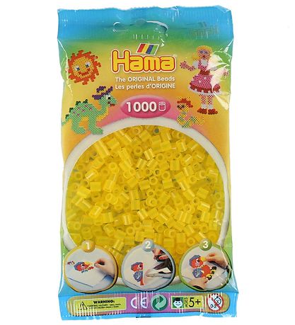 Perles Hama Midi - 1000 pces - 14 Transparent Jaune