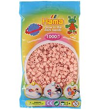 Hama Midi Beads - 1000 pcs - 56 Glow-In-The-Dark Red