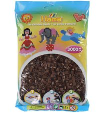 Hama Midi Beads - 3000 pcs - 12 Brown