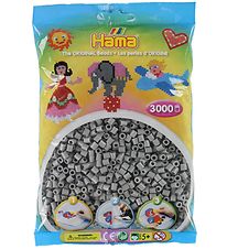 Hama Midi Beads - 3000 pcs - 17 Grey