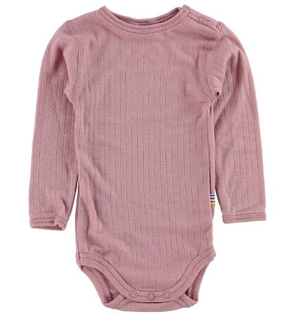 Joha Bodysuit L/S - Wool - Rose