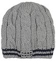 LEGO® Tec Beanie - Wool/Polyester - Grey w. Stripes