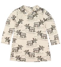 En Fant Jurk - Beige m. Print