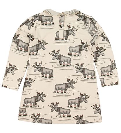 En Fant Dress - Beige w. Print