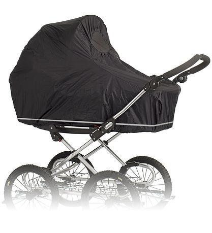 BabyDan Rain Cover w. Net - Black