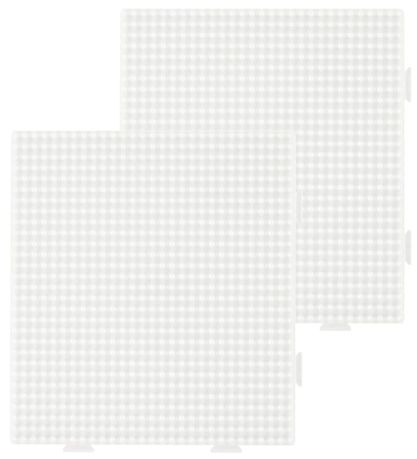 Hama Midi Pegboard - 2-Pack - Squares - White