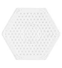 Hama Midi Pegboard - Small Hexagon - Transparent