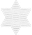 Hama Midi Pegboard - Large Star - Transparent