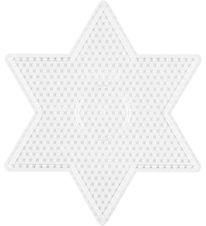 Hama Midi Pegboard - Large Star - Transparent