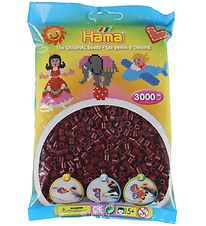 Hama Midi Beads - 3000 pcs - 30 Dark Red