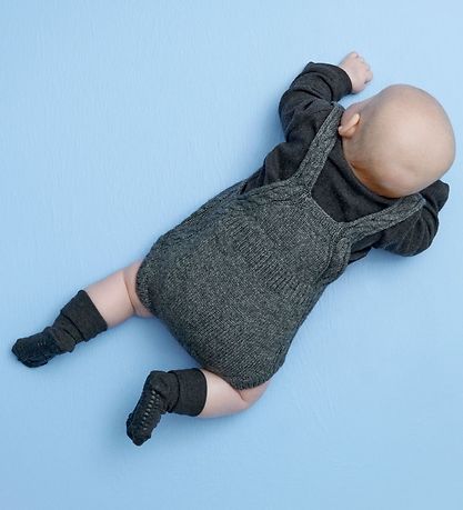 GoBabyGo Sokken - Anti-Slip - Bamboe - Donkergrijs