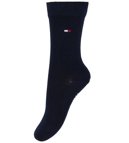 Tommy Hilfiger Sokkar - 2 Pakki - Basic - Rautt/Dökkblátt