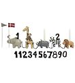 Kids by Friis Födelsedagståg - 45 cm - Safaridjur