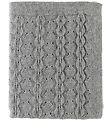 Nørgaard Madsens Blanket - Knitted - 75x100 - Wool - Grey