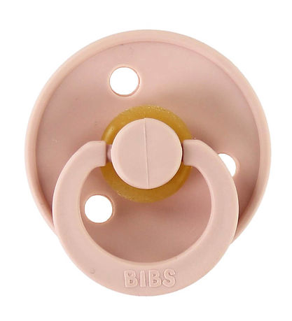 BIBS Colour Pacifiers - Size 2 - 2-Pack - Round - Vanilla/Blush