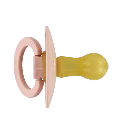 BIBS Colour Pacifiers - Size 2 - 2-Pack - Round - Dark Oak/Blush