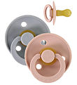 BIBS Colour Pacifiers - Size 2 - 2-Pack - Round - Cloud/Blush