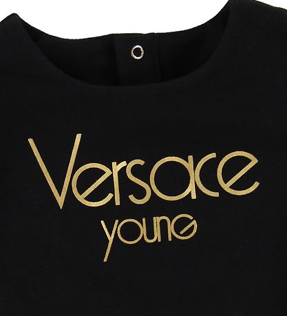 Young Versace Top - Black w. Gold