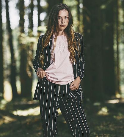 Grunt Blazer - Lilly - Navy w. Stripes