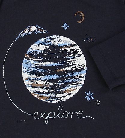 Noa Noa miniature Blouse - Navy w. Earth
