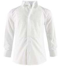 Dolce & Gabbana Skjorte - Hvid m. Plissering