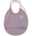 CeLaVi Lätzchen m. Tasche - PU - Lavendel