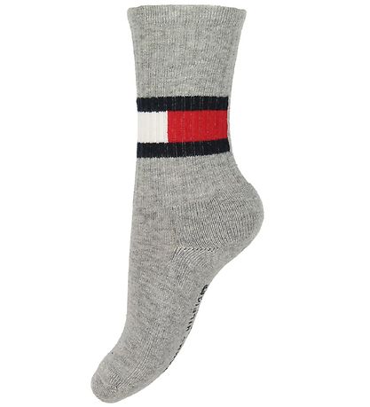 Tommy Hilfiger Socks - 2-Pack - Flag - Navy/Grey