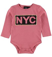 Petit by Sofie Schnoor Romper L/æ - Donker Roze m. NYC